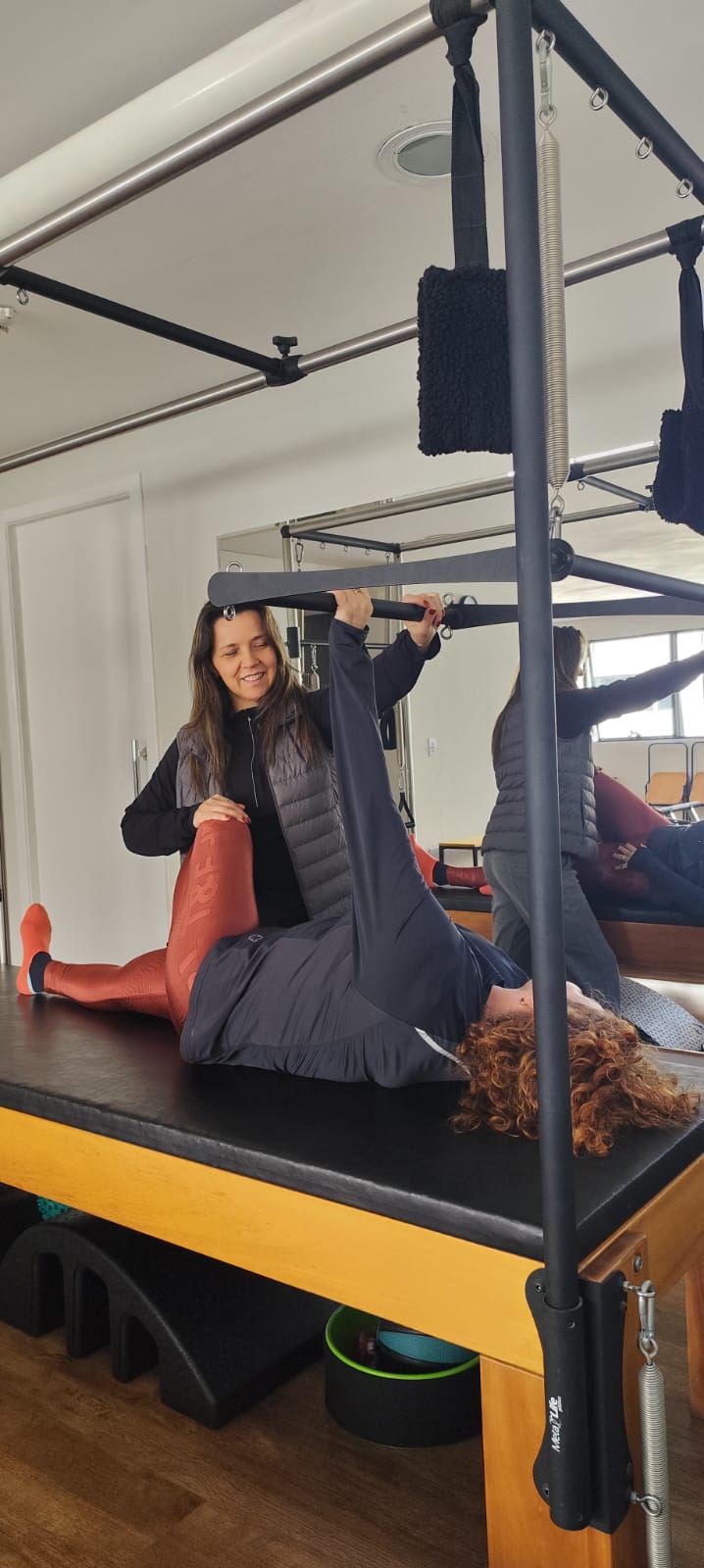 Aula de Pilates no Studio Simone Santos