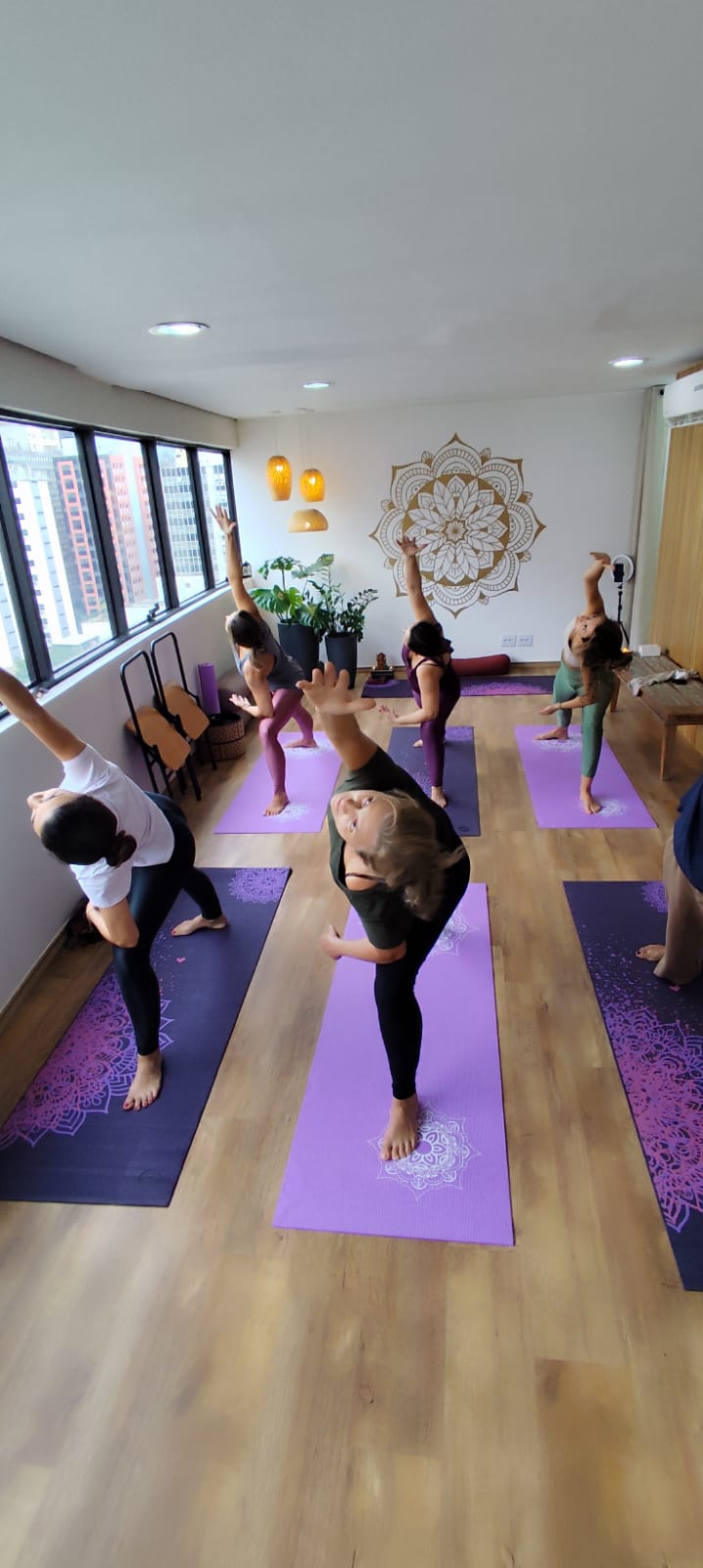 Aula de Yoga no Studio Simone Santos